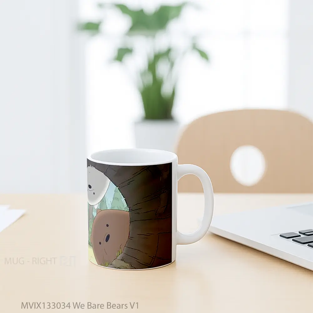 Mug We Bare Bears V1 Gelas Hewan Lucu - All-side / Desain