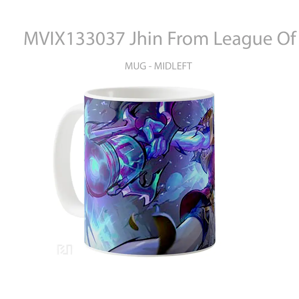 Mug Jhin From League Of Legends Cangkir Gamer - All-side / Desain
