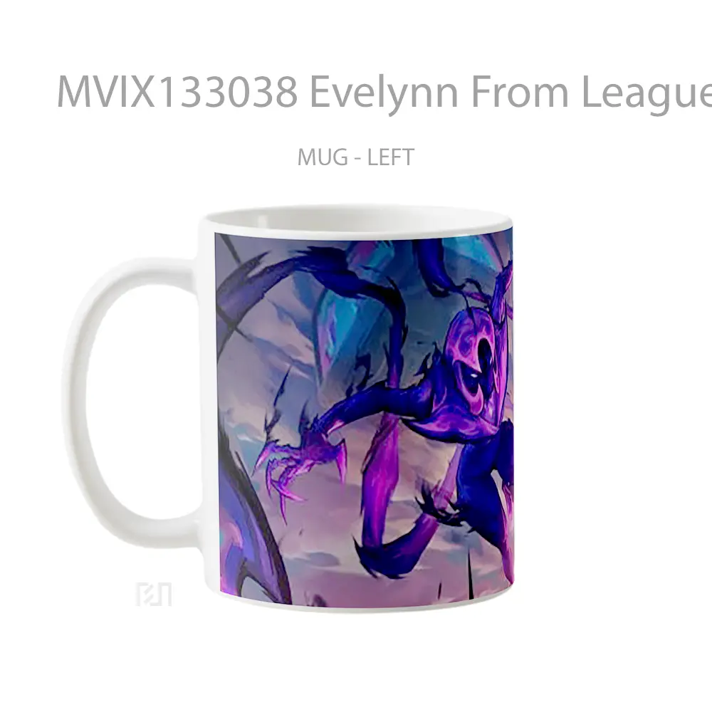 Mug Evelynn From League Of Legends Cangkir Gamer - All-side / Desain