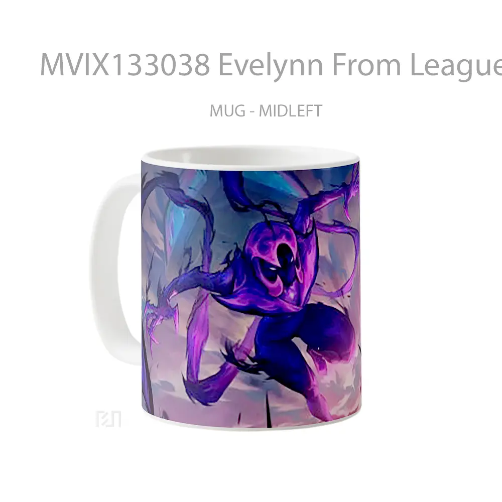 Mug Evelynn From League Of Legends Cangkir Gamer - All-side / Desain