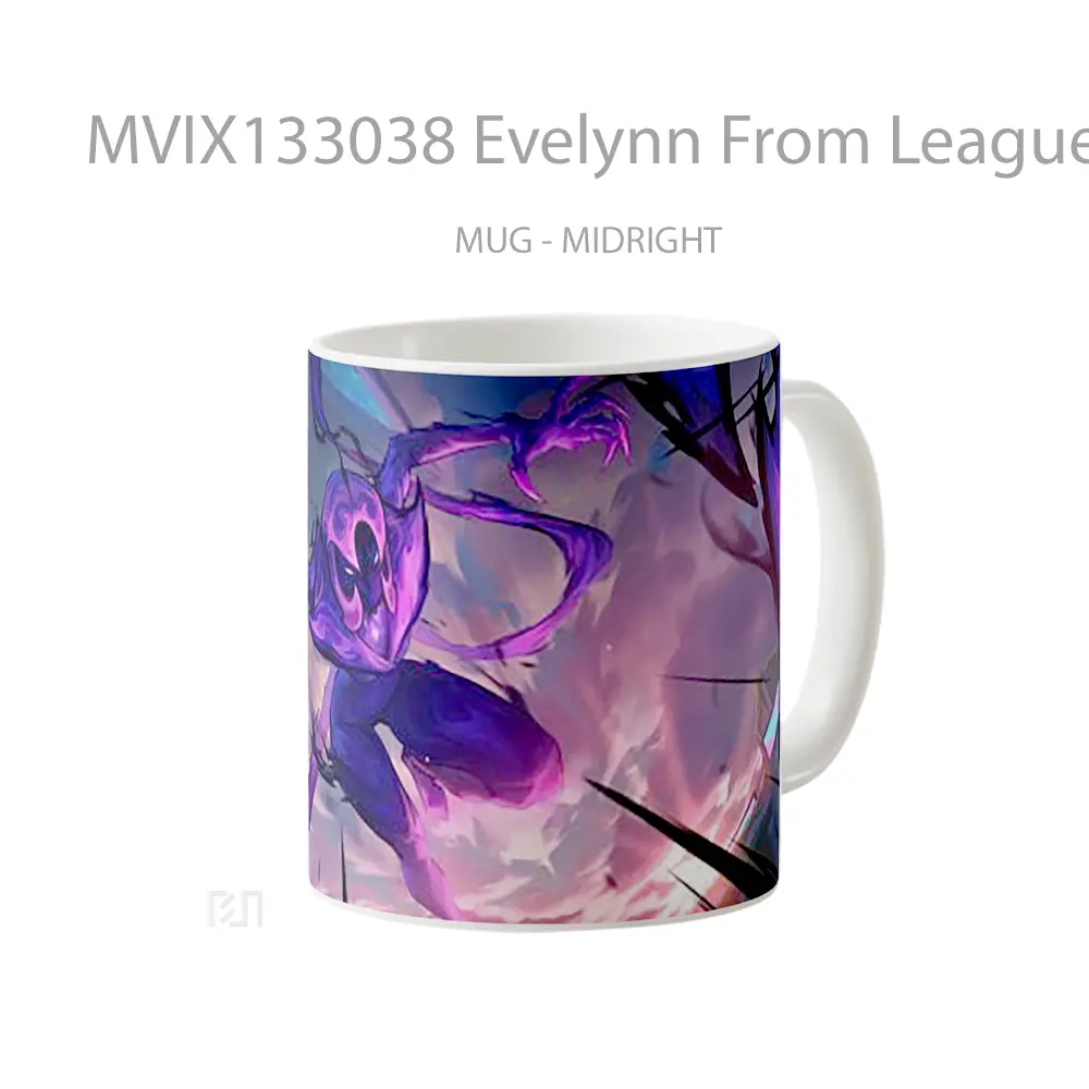 Mug Evelynn From League Of Legends Cangkir Gamer - All-side / Desain