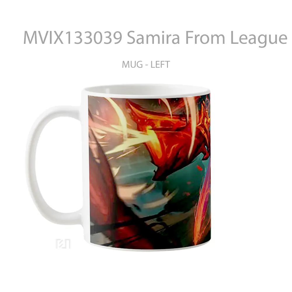 Mug Samira From League Of Legends V1 Cangkir Gamer - All-side / Desain