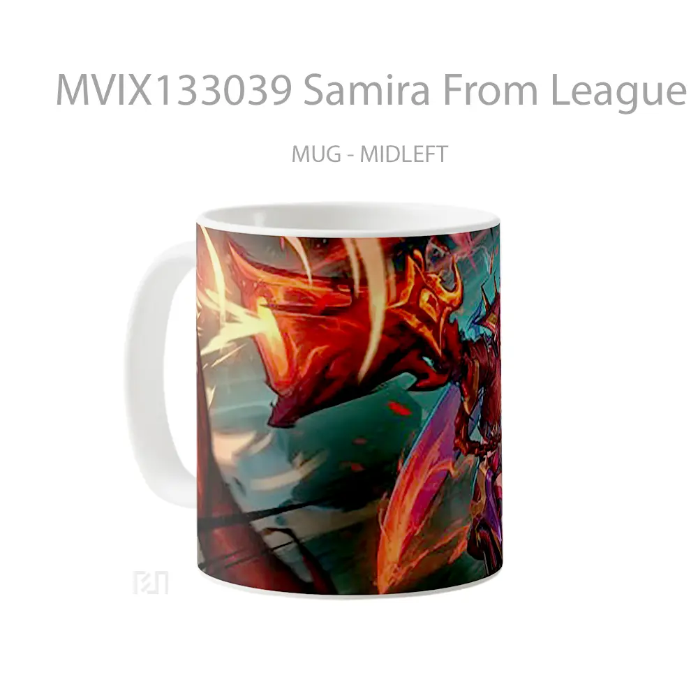 Mug Samira From League Of Legends V1 Cangkir Gamer - All-side / Desain