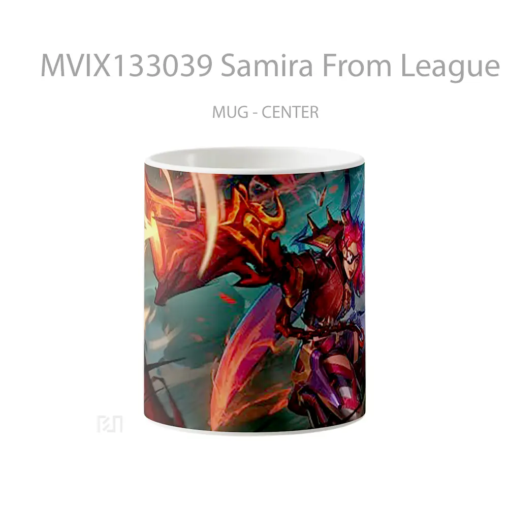 Mug Samira From League Of Legends V1 Cangkir Gamer