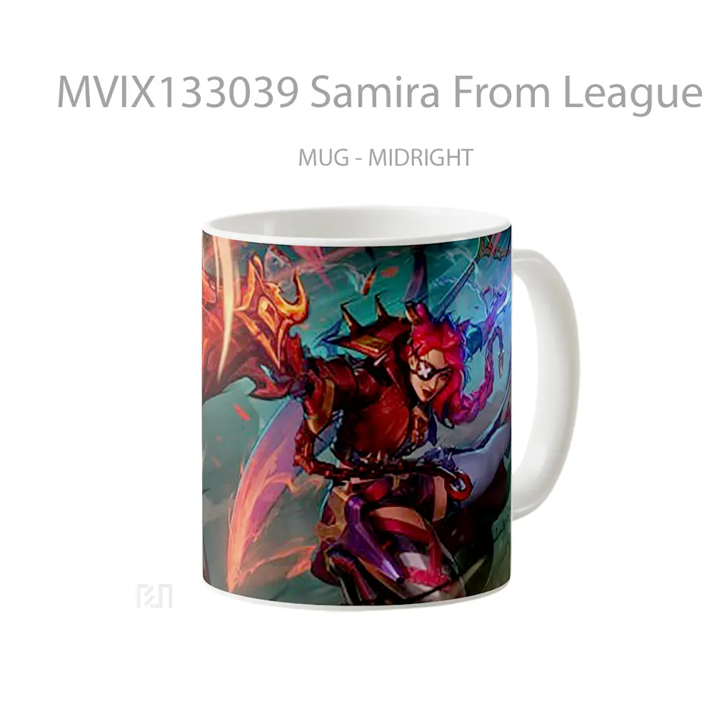 Mug Samira From League Of Legends V1 Cangkir Gamer - All-side / Desain