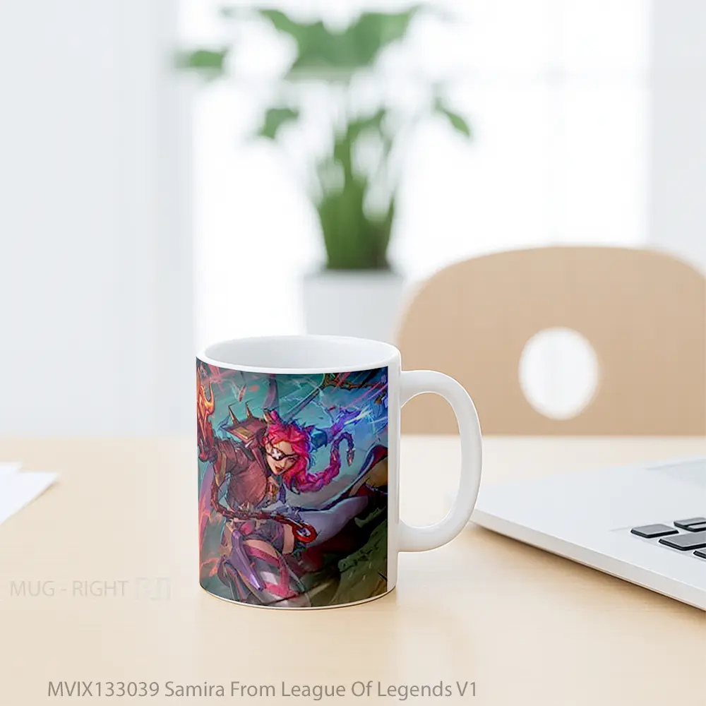 Mug Samira From League Of Legends V1 Cangkir Gamer - All-side / Desain