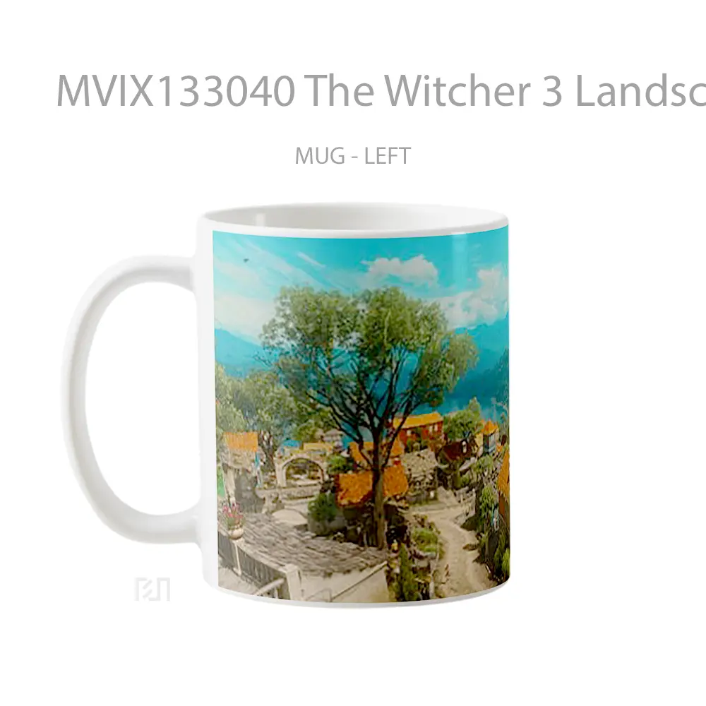 Mug The Witcher 3 Landscape Gelas Pemandangan Alam - All-side / Desain