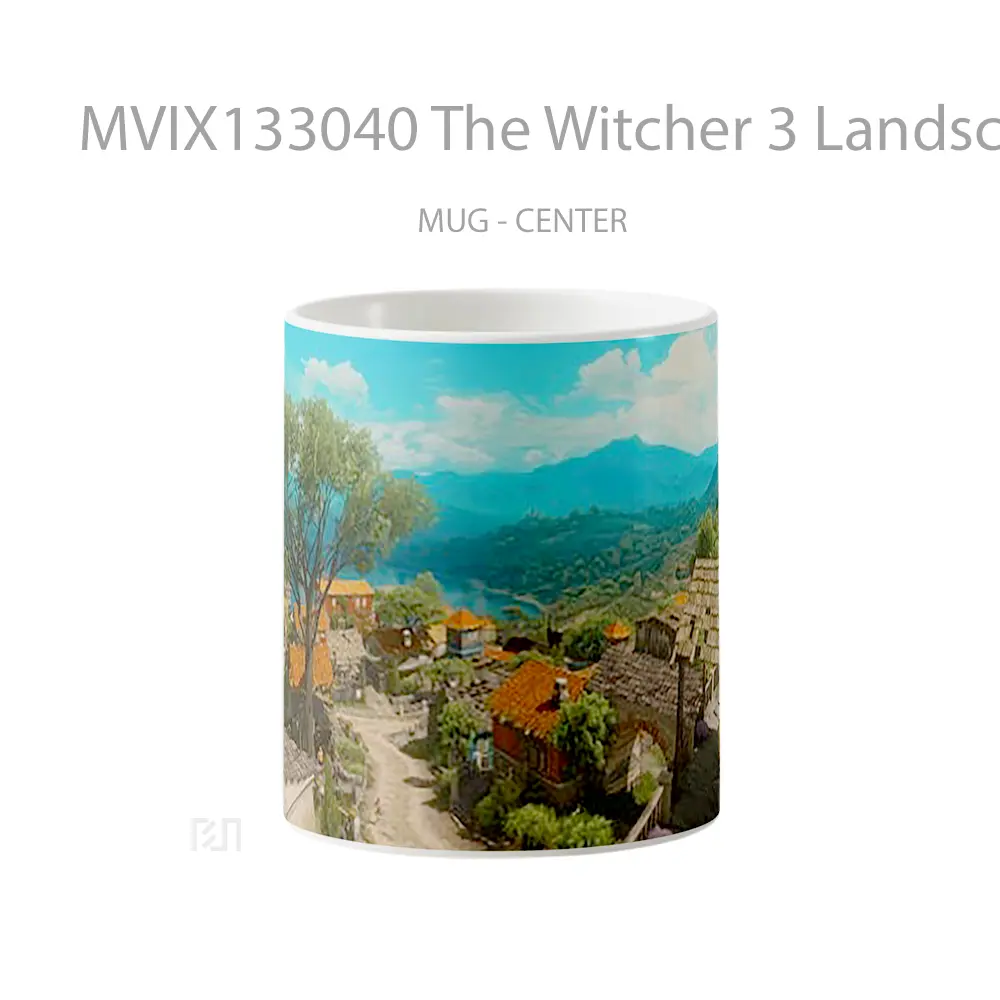 Mug The Witcher 3 Landscape Gelas Pemandangan Alam