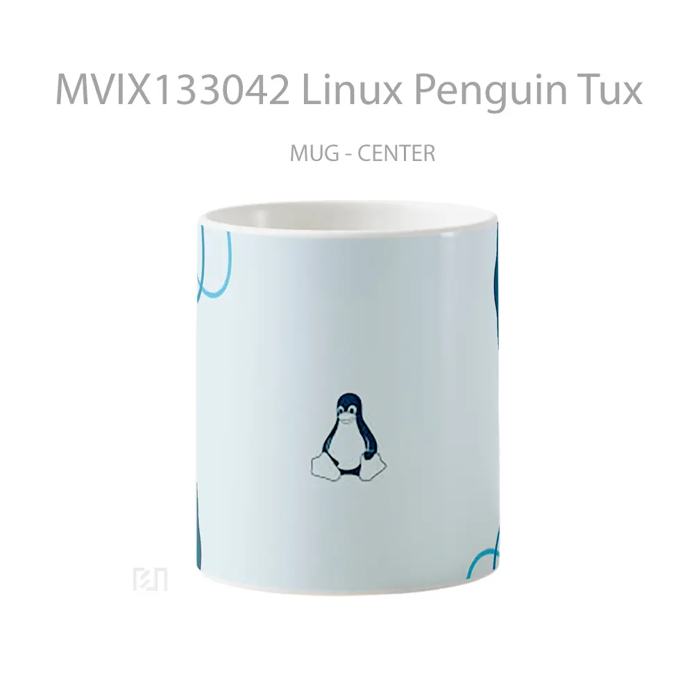Mug Linux Penguin Tux Gelas Keramik Unik