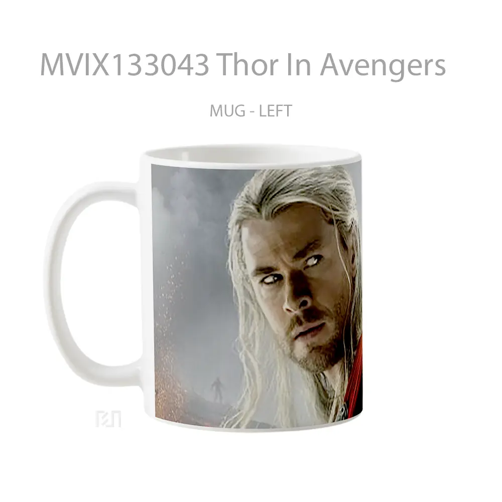 Mug Thor In Avengers Gelas Superhero - All-side / Desain