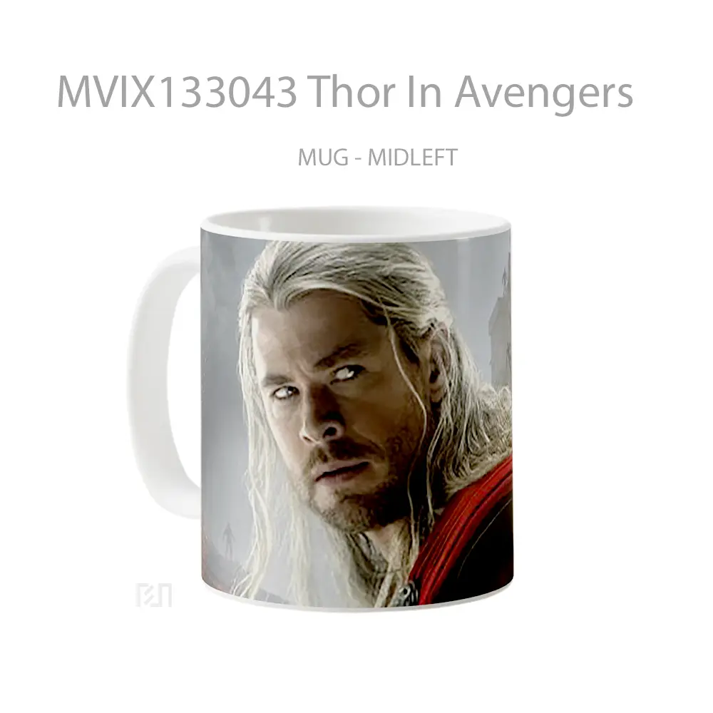 Mug Thor In Avengers Gelas Superhero - All-side / Desain