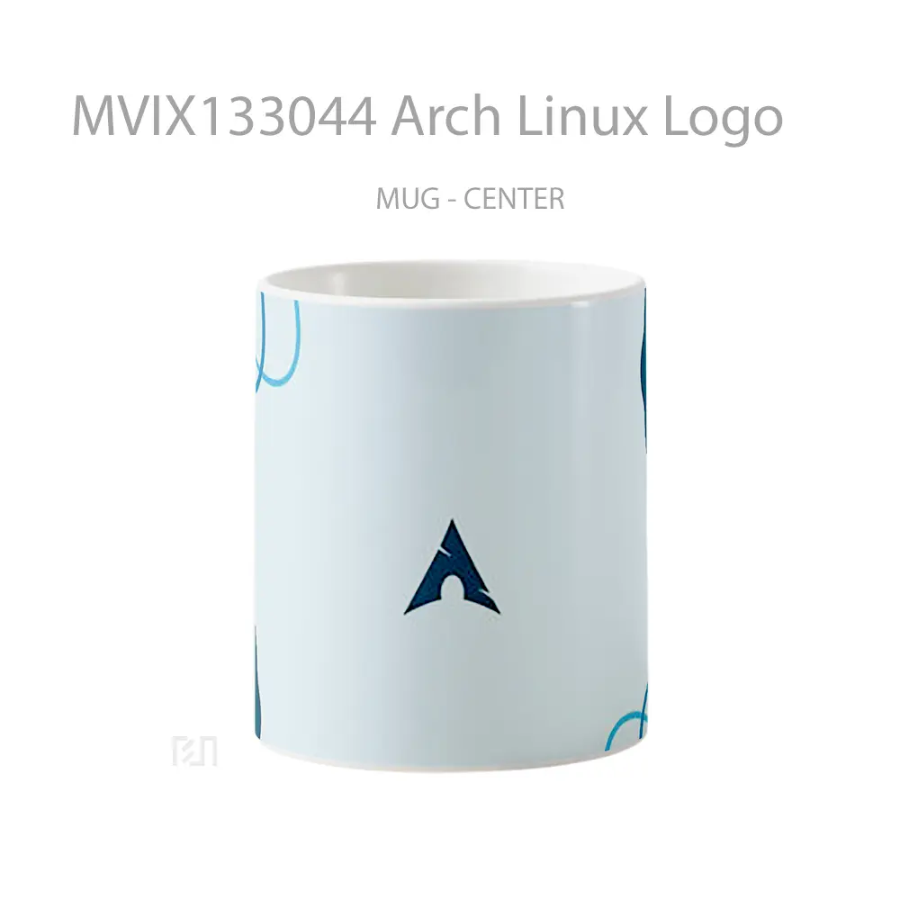 Mug Arch Linux Logo Gelas Keramik Unik