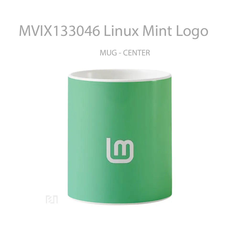 Mug Linux Mint Logo Gelas Keramik Unik