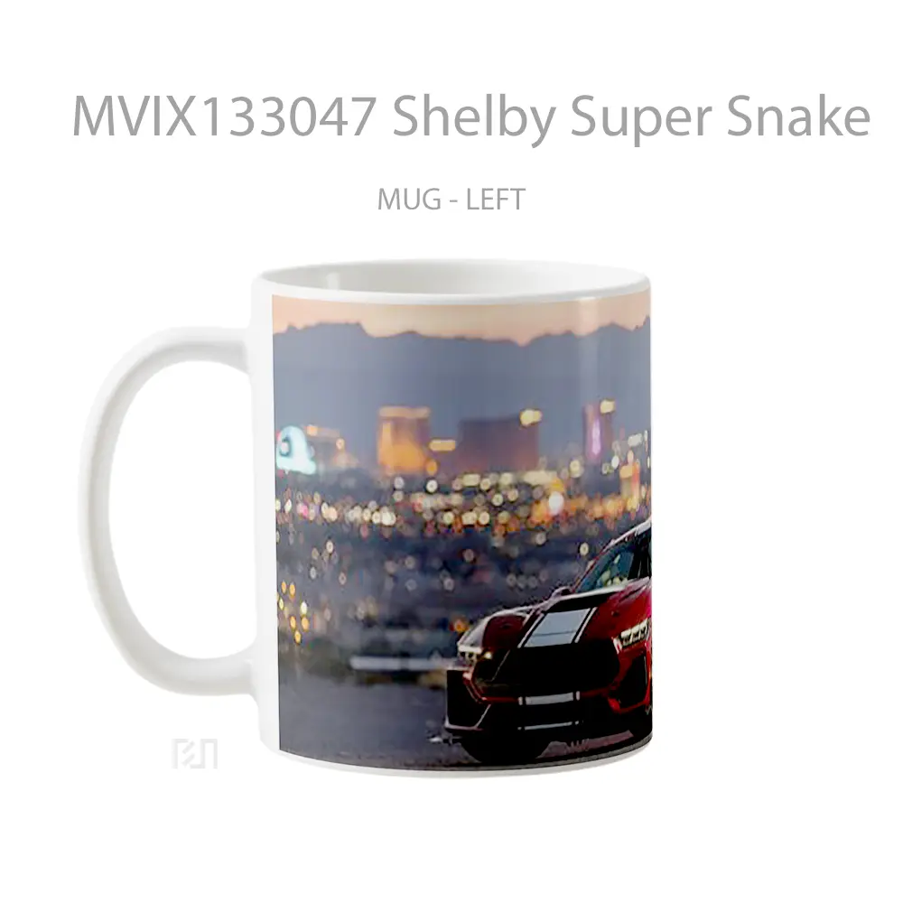 Mug Shelby Super Snake Gelas Keramik Unik - All-side / Desain