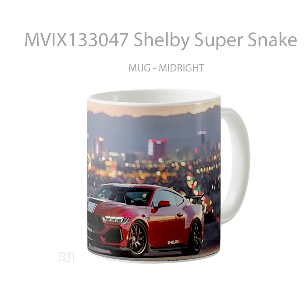 Mug Shelby Super Snake Gelas Keramik Unik - All-side / Desain