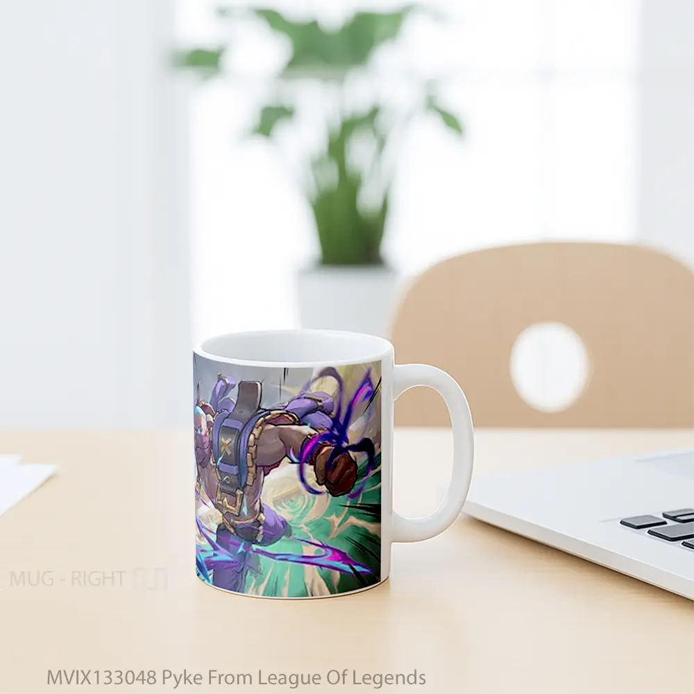 Mug Pyke From League Of Legends Cangkir Gamer - All-side / Desain