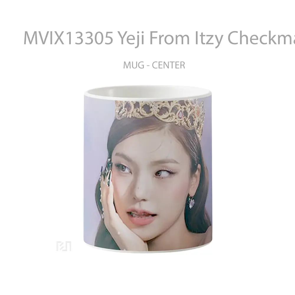 Mug Yeji From Itzy Checkmate Gelas Keramik Unik