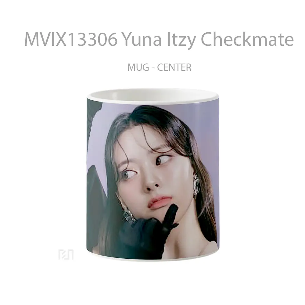 Mug Yuna Itzy Checkmate Gelas Keramik Unik