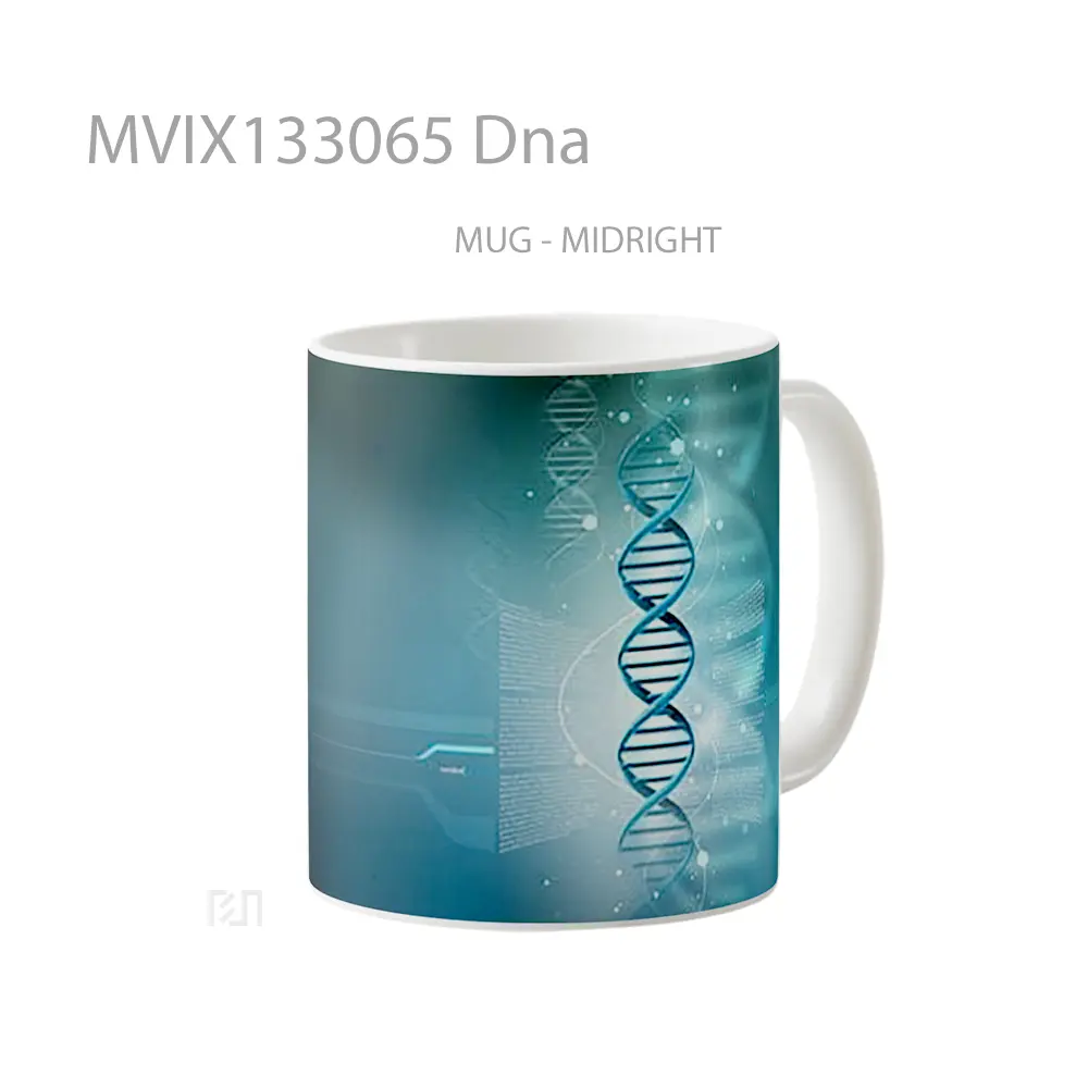 Mug Dna Gelas Keramik Unik - All-side / Desain