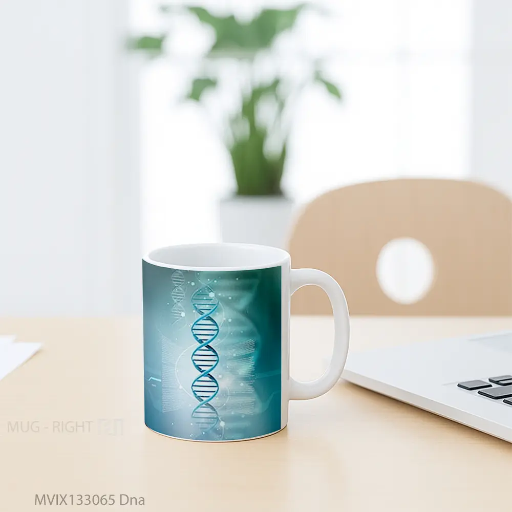 Mug Dna Gelas Keramik Unik - All-side / Desain