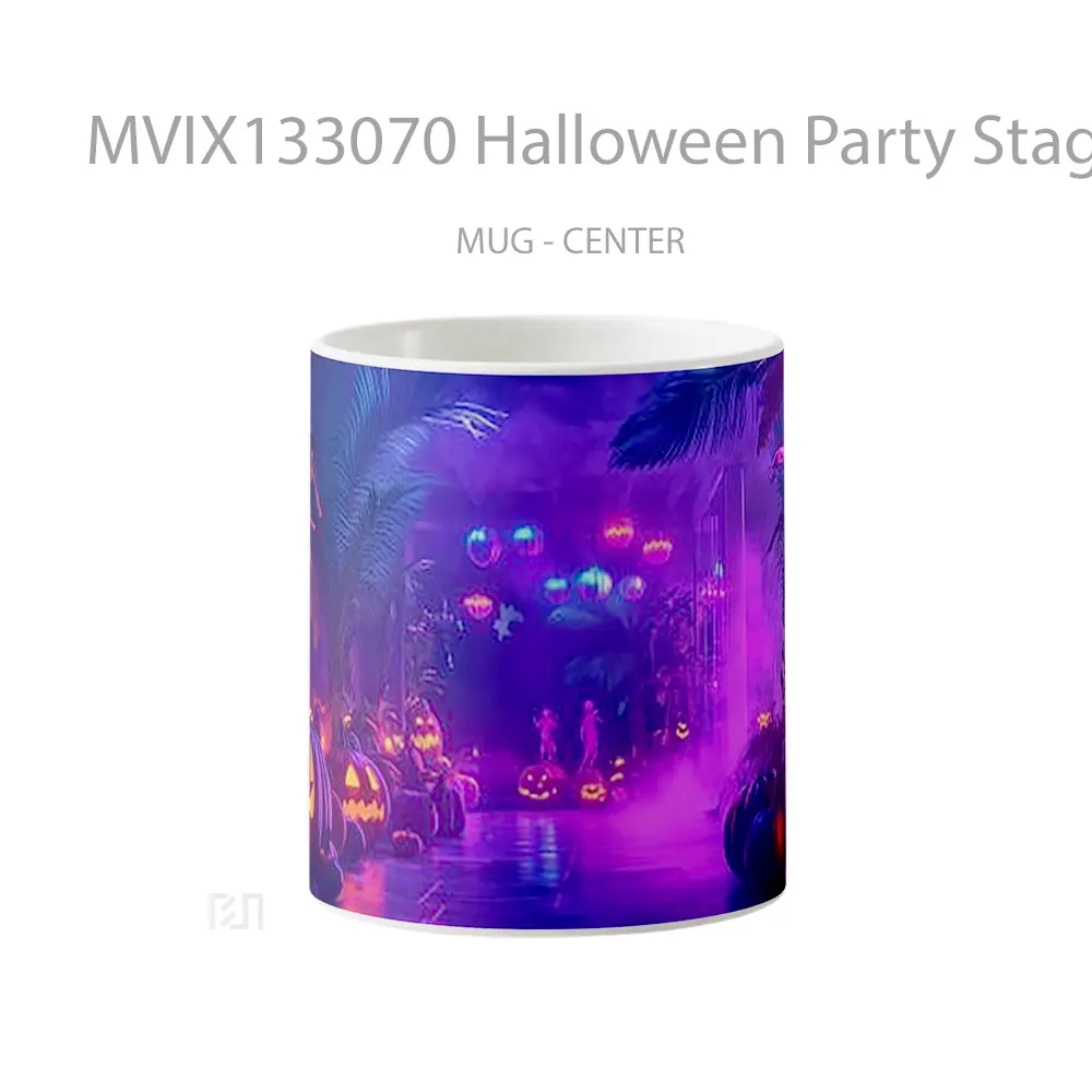 Mug Halloween Party Stage Gelas Keramik Unik