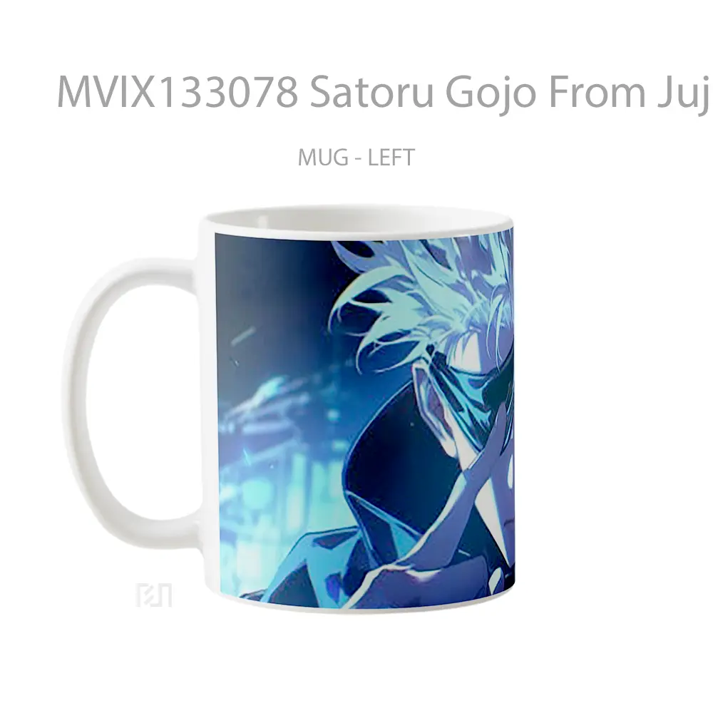Mug Satoru Gojo From Jujutsu Kaisen V5 Gelas Keramik Unik - All-side / Desain