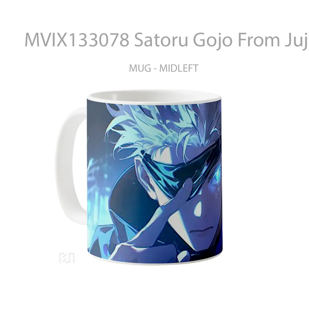 Mug Satoru Gojo From Jujutsu Kaisen V5 Gelas Keramik Unik - All-side / Desain