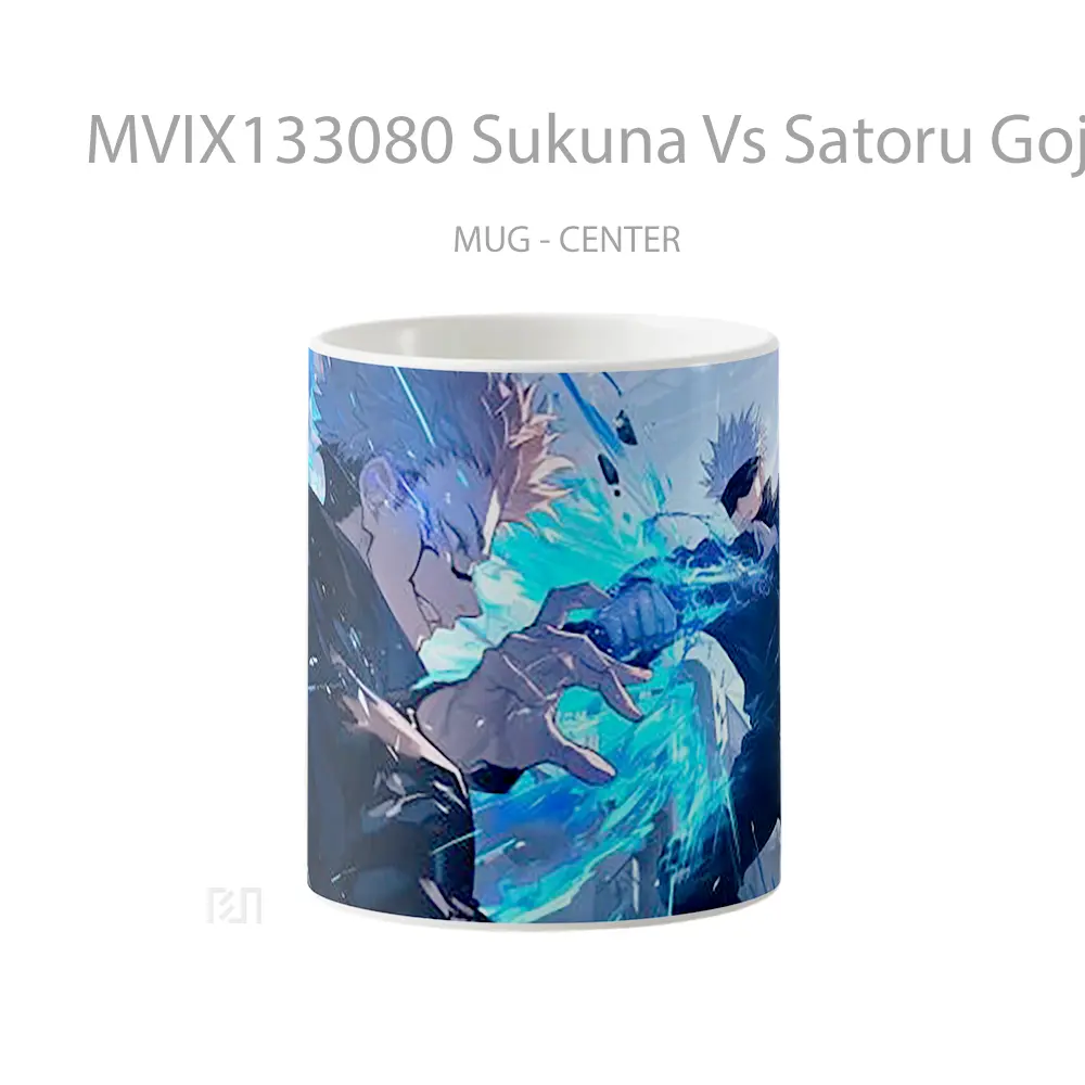 Mug Sukuna Vs Satoru Gojo V2 Gelas Keramik Unik