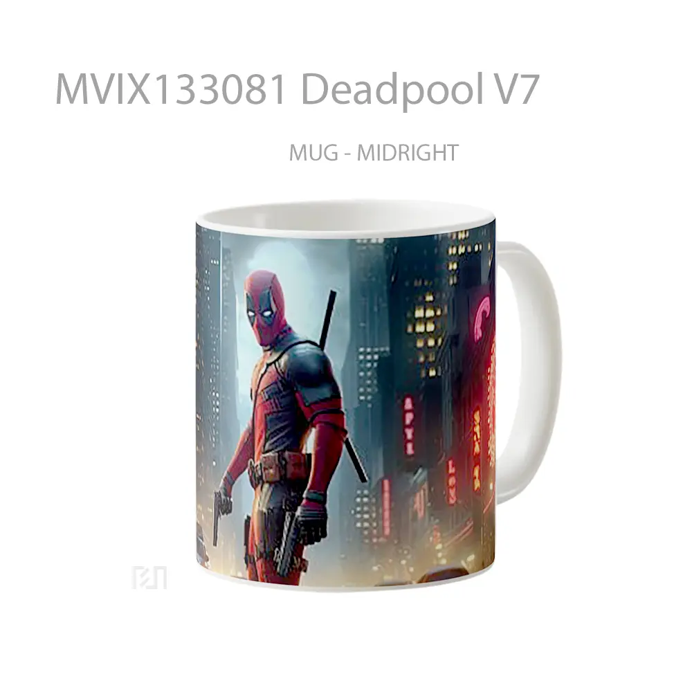 Mug Deadpool V7 Gelas Superhero - All-side / Desain