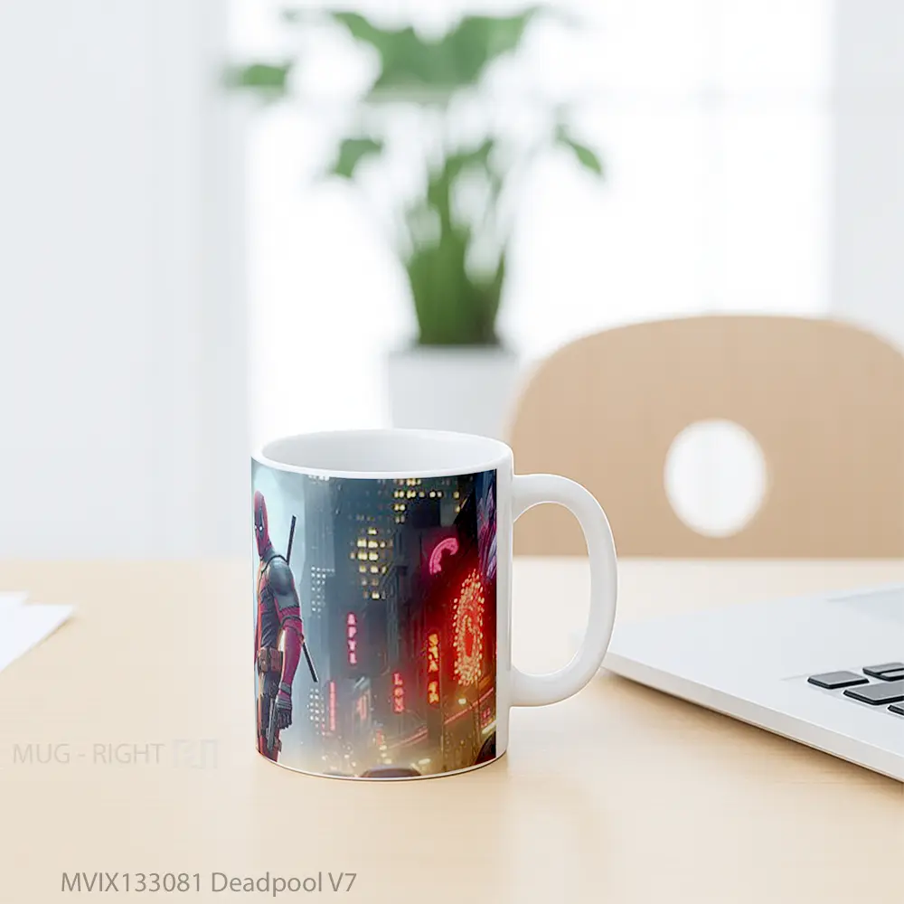 Mug Deadpool V7 Gelas Superhero - All-side / Desain