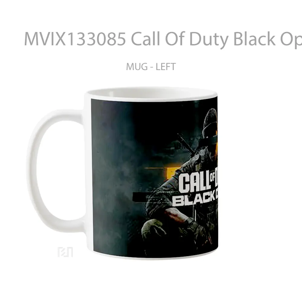Mug Call Of Duty Black Ops 6 V1 Cangkir Gamer - All-side / Desain