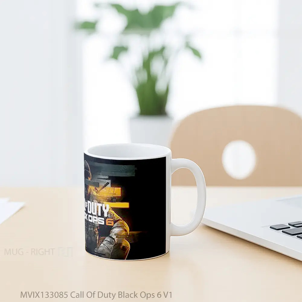 Mug Call Of Duty Black Ops 6 V1 Cangkir Gamer - All-side / Desain
