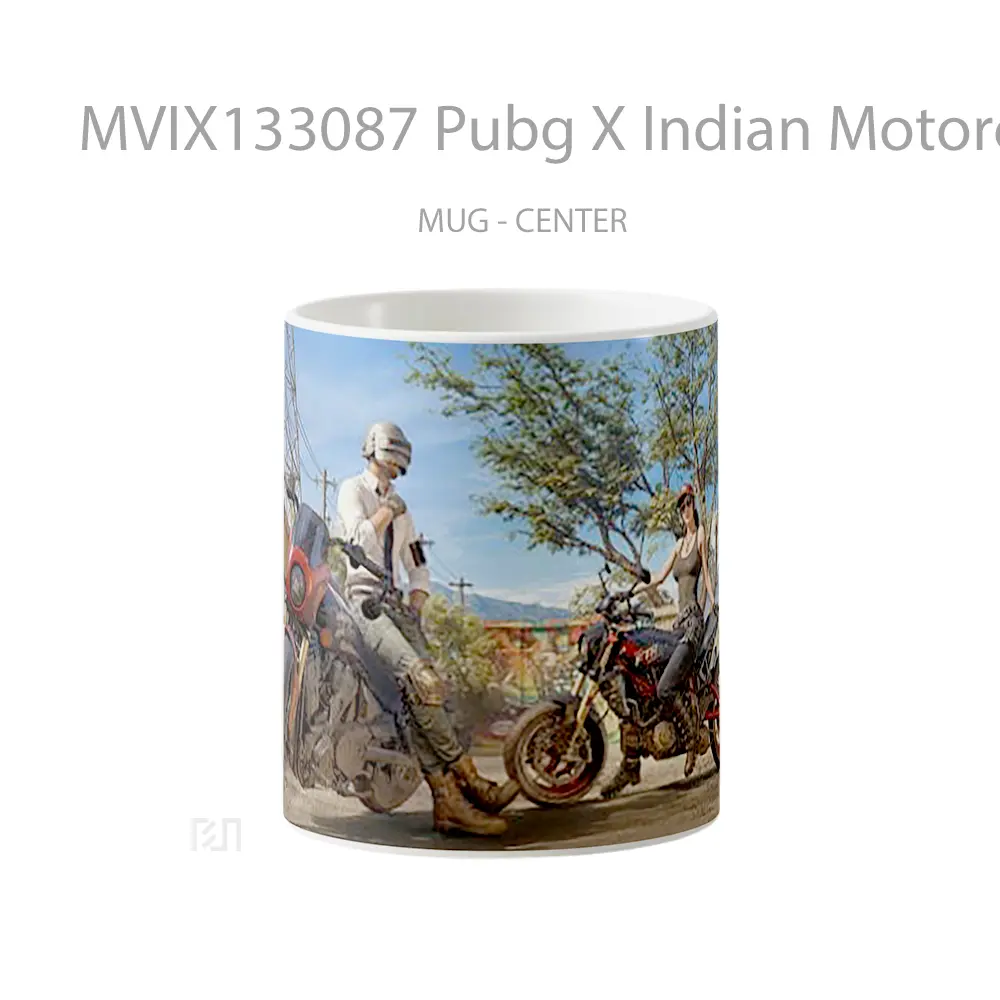 Mug Pubg X Indian Motorcycle Cangkir Gamer