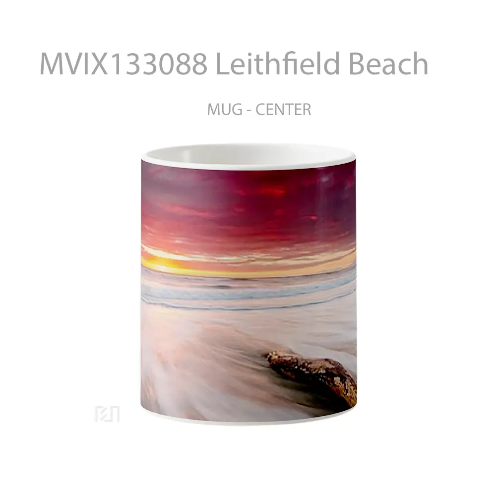 Mug Leithfield Beach Gelas Pemandangan Alam