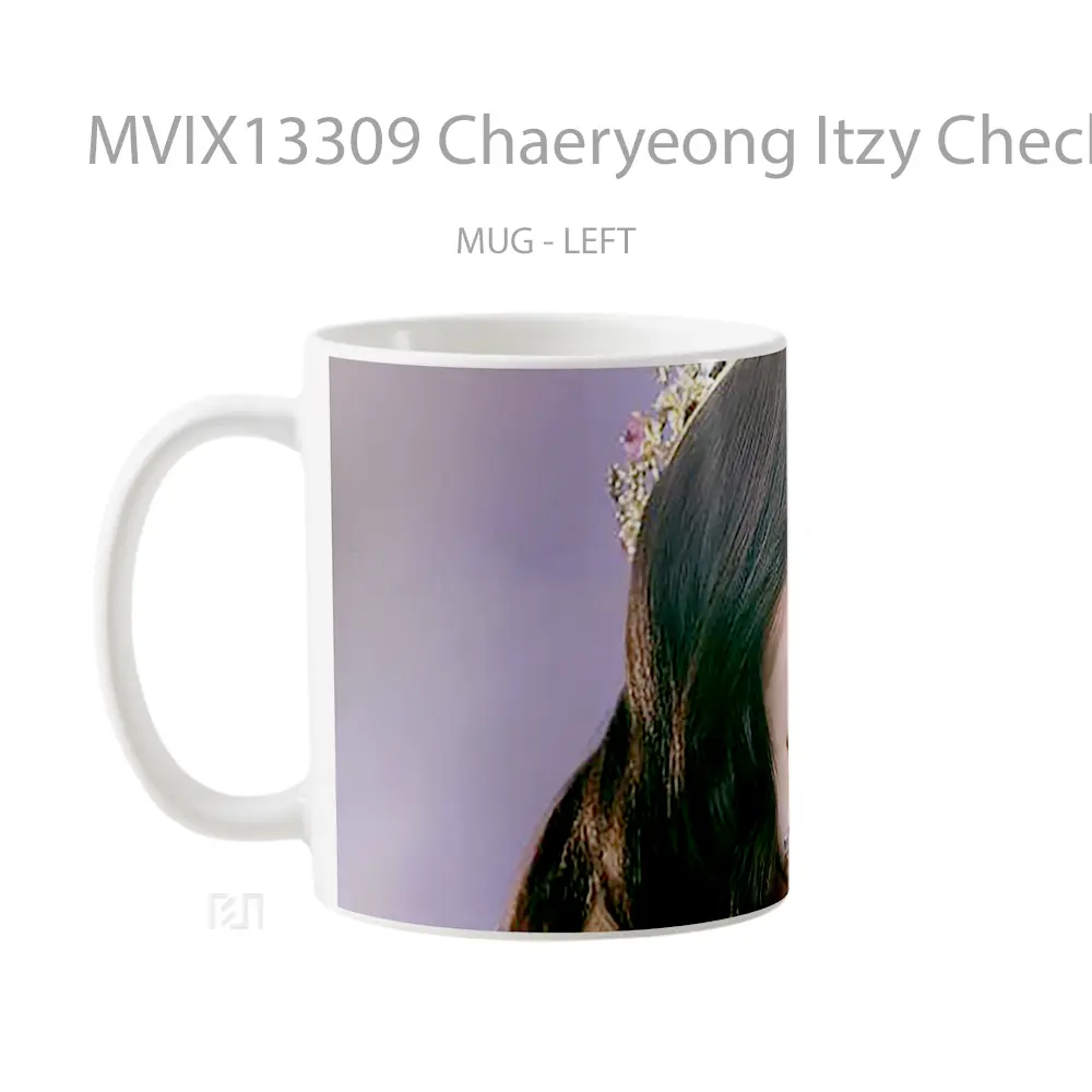 Mug Chaeryeong Itzy Checkmate Gelas Keramik Unik - All-side / Desain