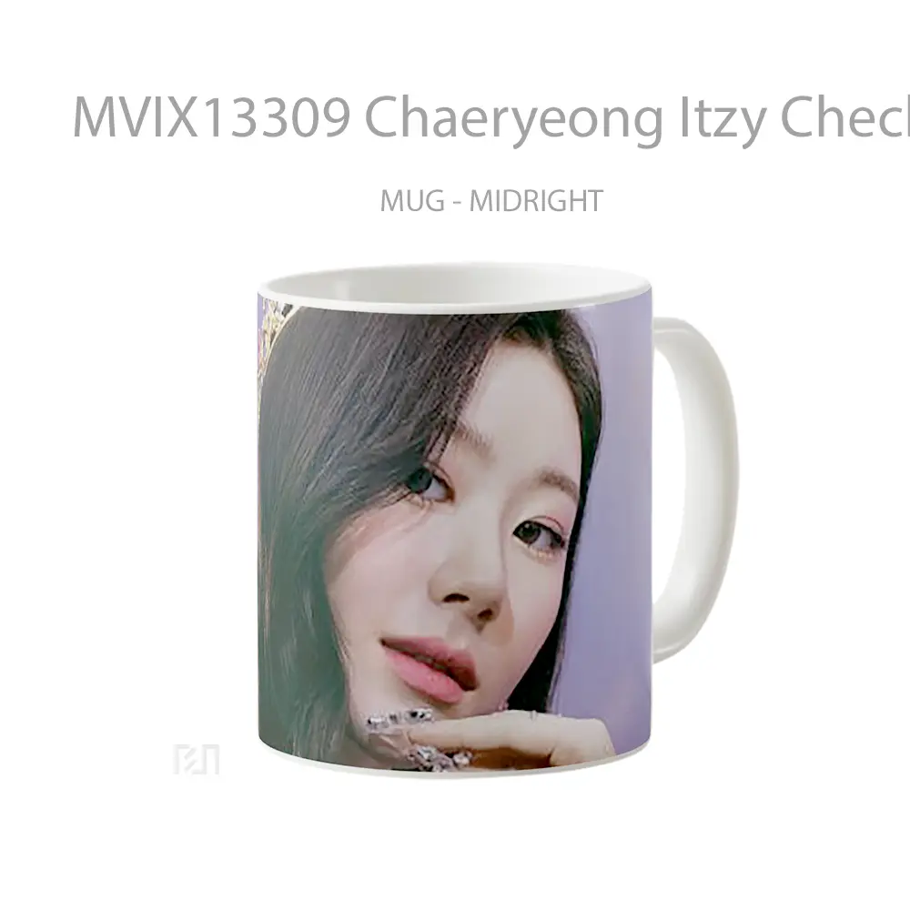 Mug Chaeryeong Itzy Checkmate Gelas Keramik Unik - All-side / Desain