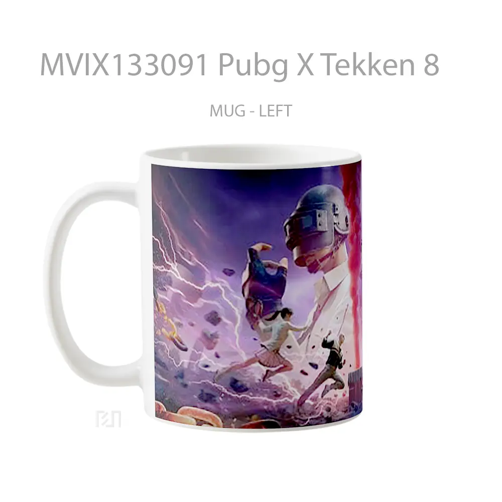 Mug Pubg X Tekken 8 Cangkir Gamer - All-side / Desain