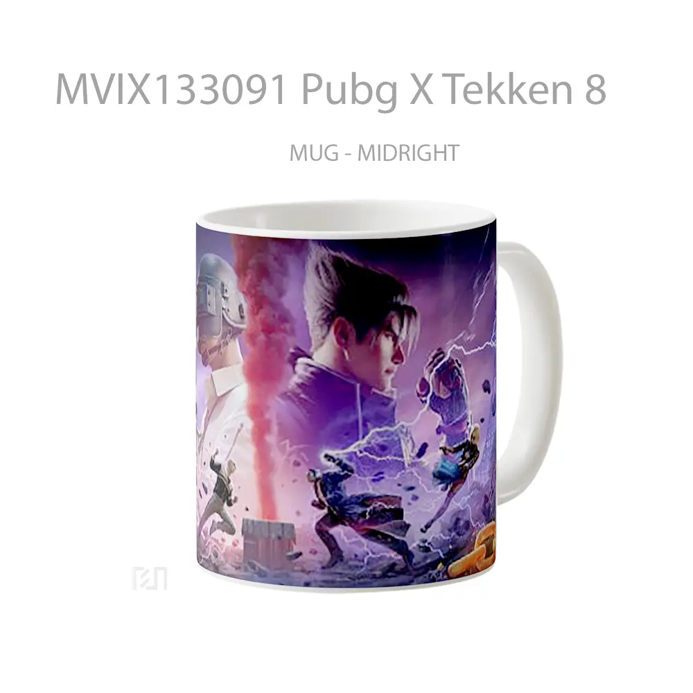 Mug Pubg X Tekken 8 Cangkir Gamer - All-side / Desain