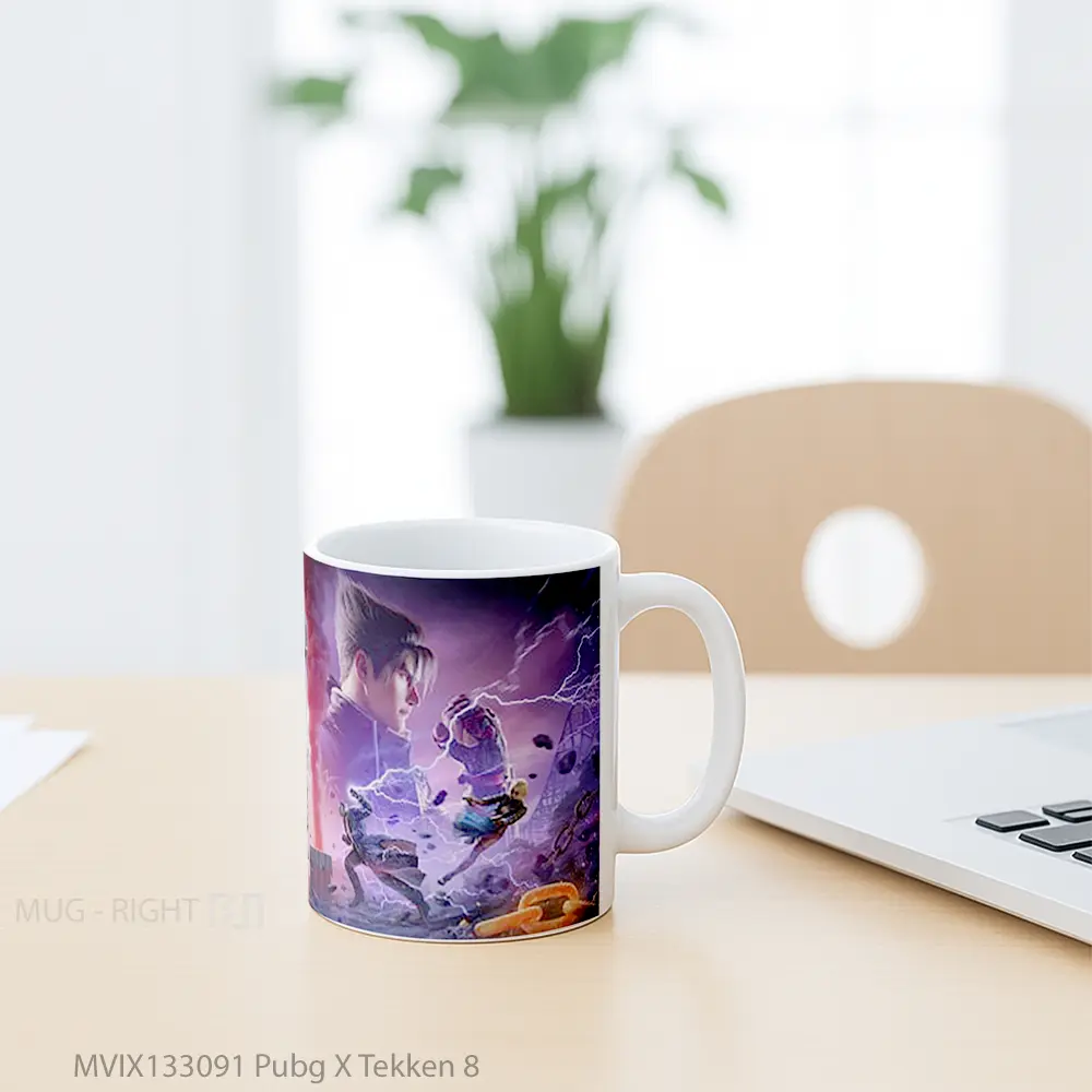 Mug Pubg X Tekken 8 Cangkir Gamer - All-side / Desain