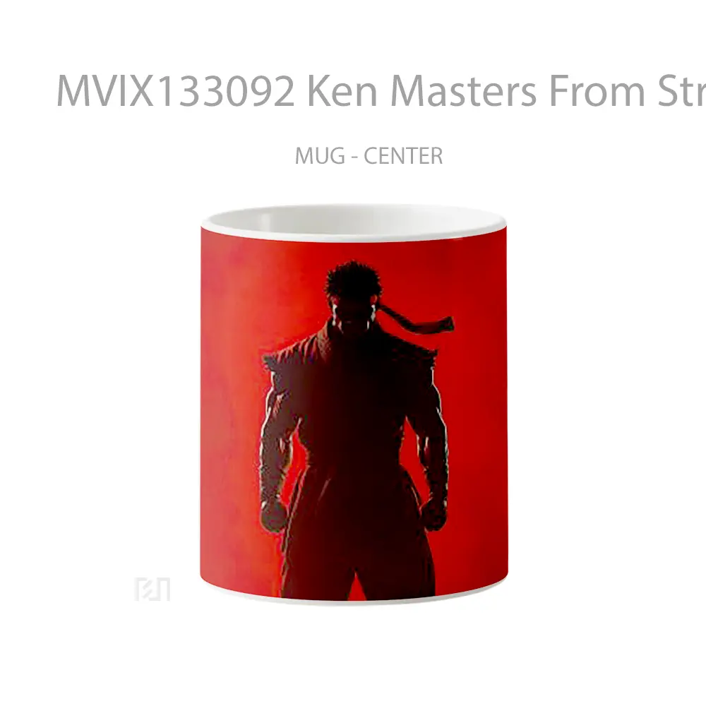 Mug Ken Masters From Street Fighter 6 Cangkir Gamer