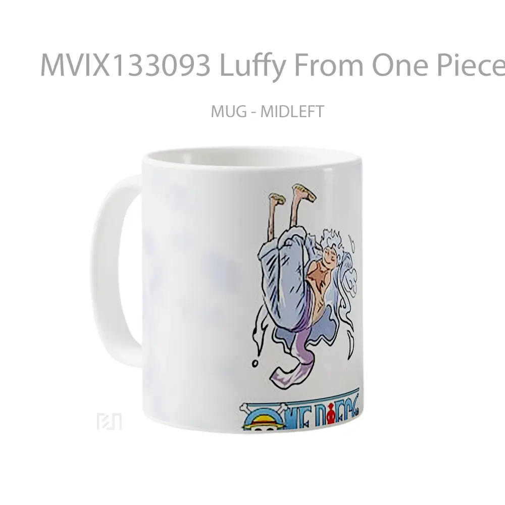 Mug Luffy From One Piece V5 Cangkir Anime - All-side / Desain