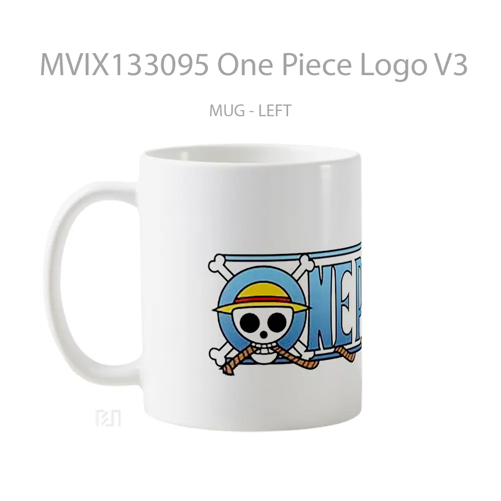 Mug One Piece Logo V3 Cangkir Anime - All-side / Desain