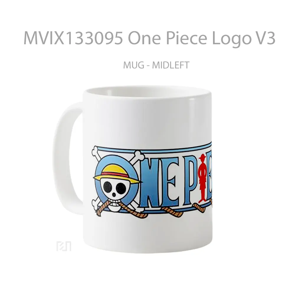 Mug One Piece Logo V3 Cangkir Anime - All-side / Desain