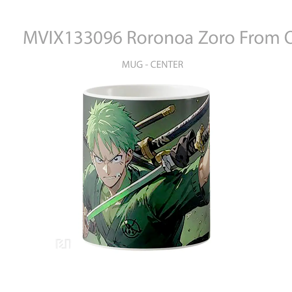 Mug Roronoa Zoro From One Piece V2 Cangkir Anime