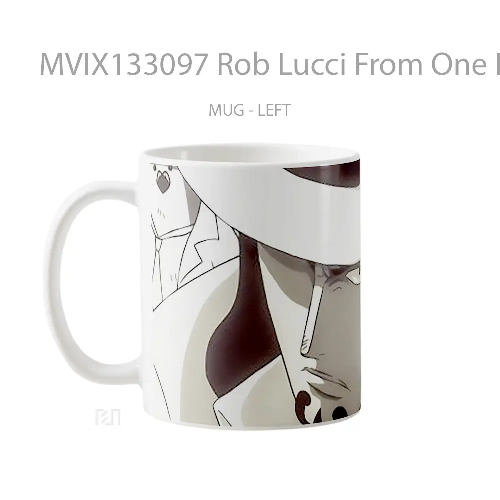 Mug Rob Lucci From One Piece Cangkir Anime - All-side / Desain