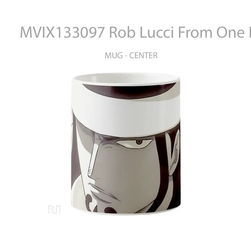 Mug Rob Lucci From One Piece Cangkir Anime