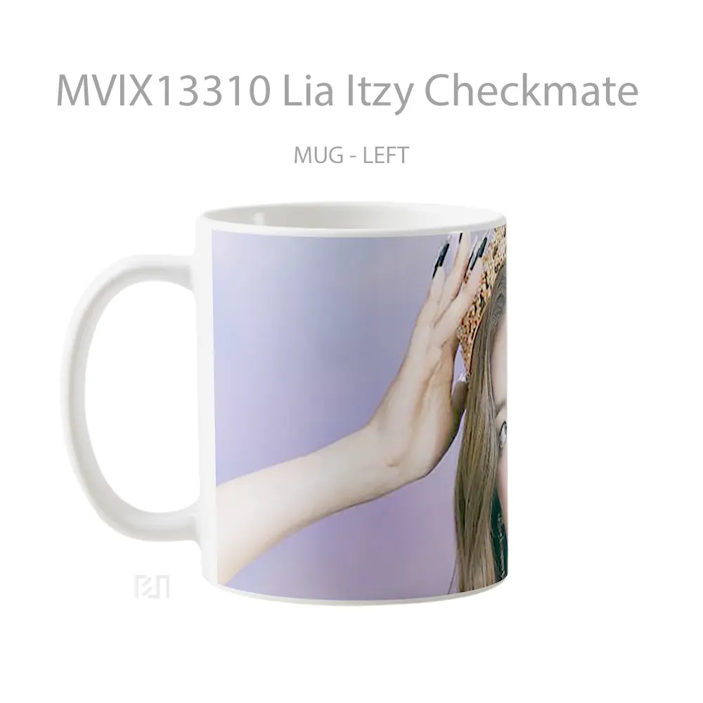 Mug Lia Itzy Checkmate Gelas Keramik Unik - All-side / Desain