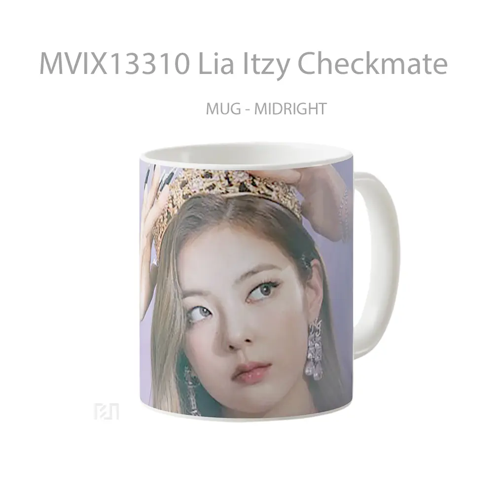 Mug Lia Itzy Checkmate Gelas Keramik Unik - All-side / Desain