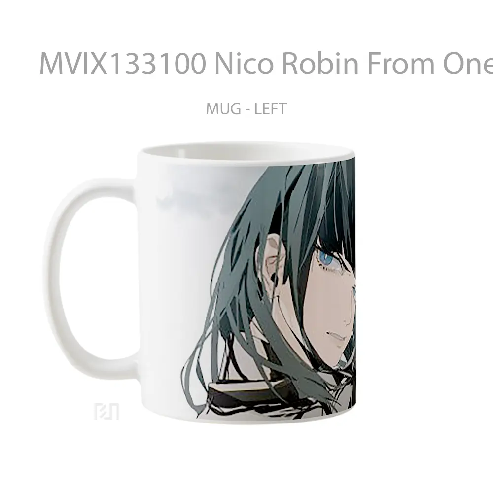Mug Nico Robin From One Piece V1 Cangkir Anime - All-side / Desain