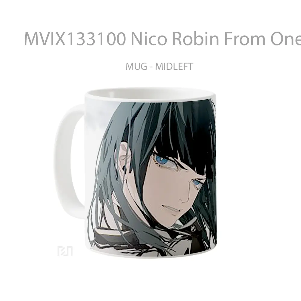 Mug Nico Robin From One Piece V1 Cangkir Anime - All-side / Desain